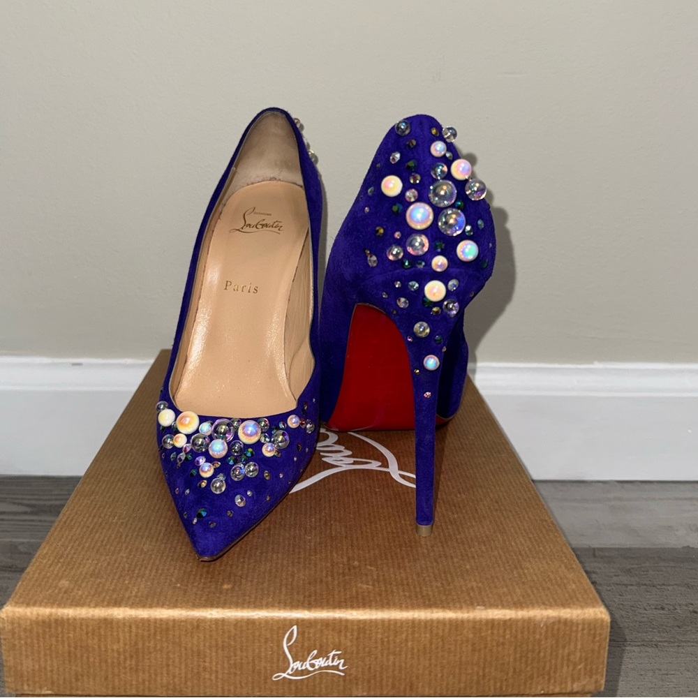 Christian Louboutin candidate Pearl 100 heels size 40